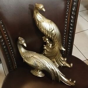 VINTAGE Syroco Peacock Bird